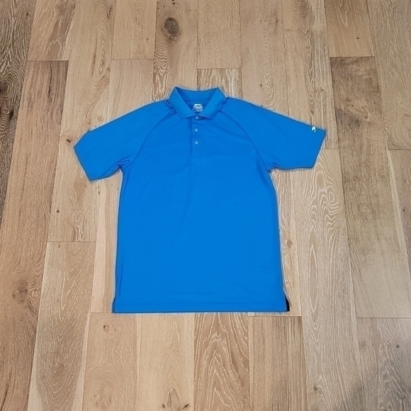 Slazenger Men's blue golf polo size Medium - Picture 2 of 5